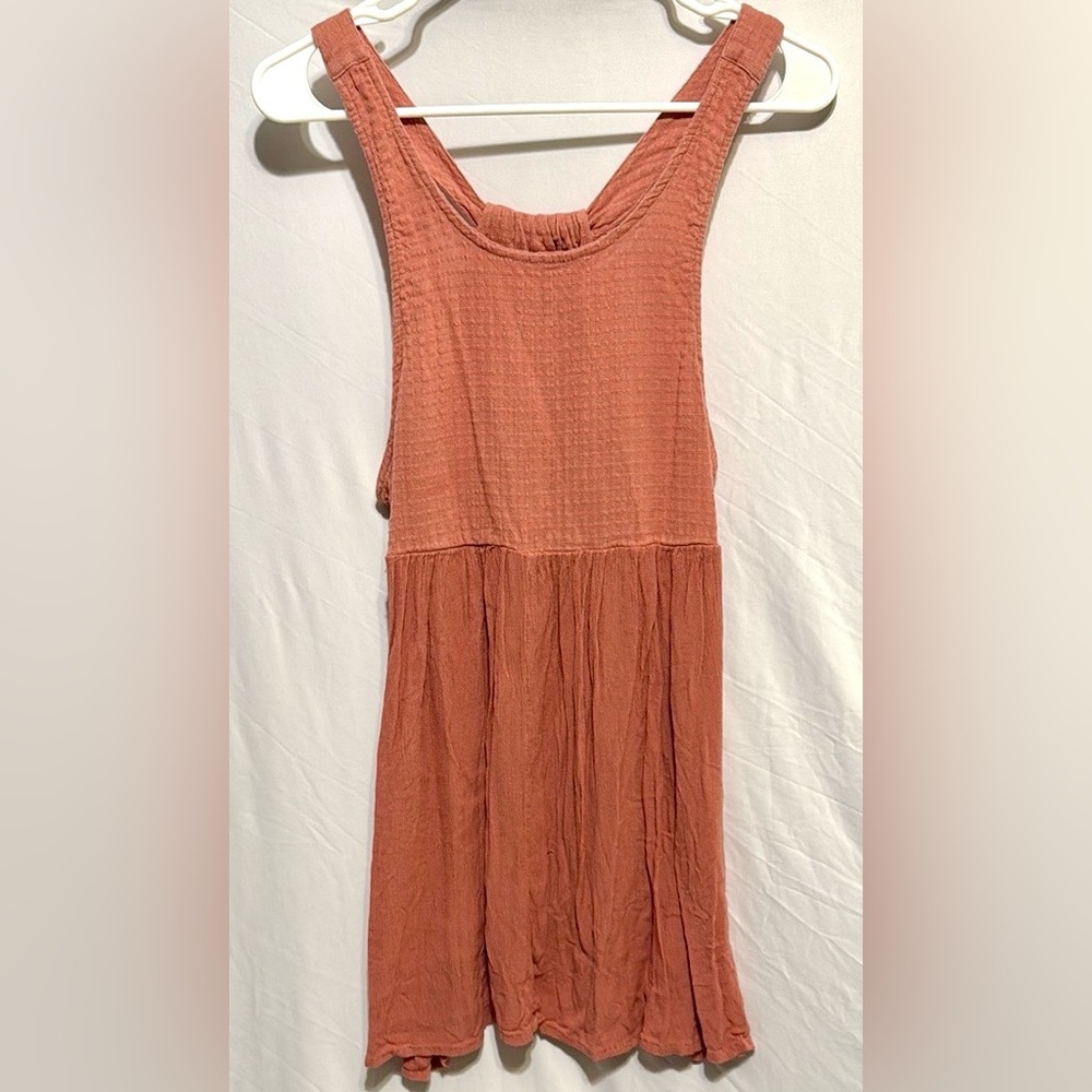 Rust Sleeveless Dress